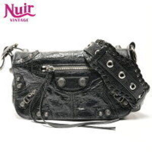 Balenciaga Le Cagole Shoulder Bag Black